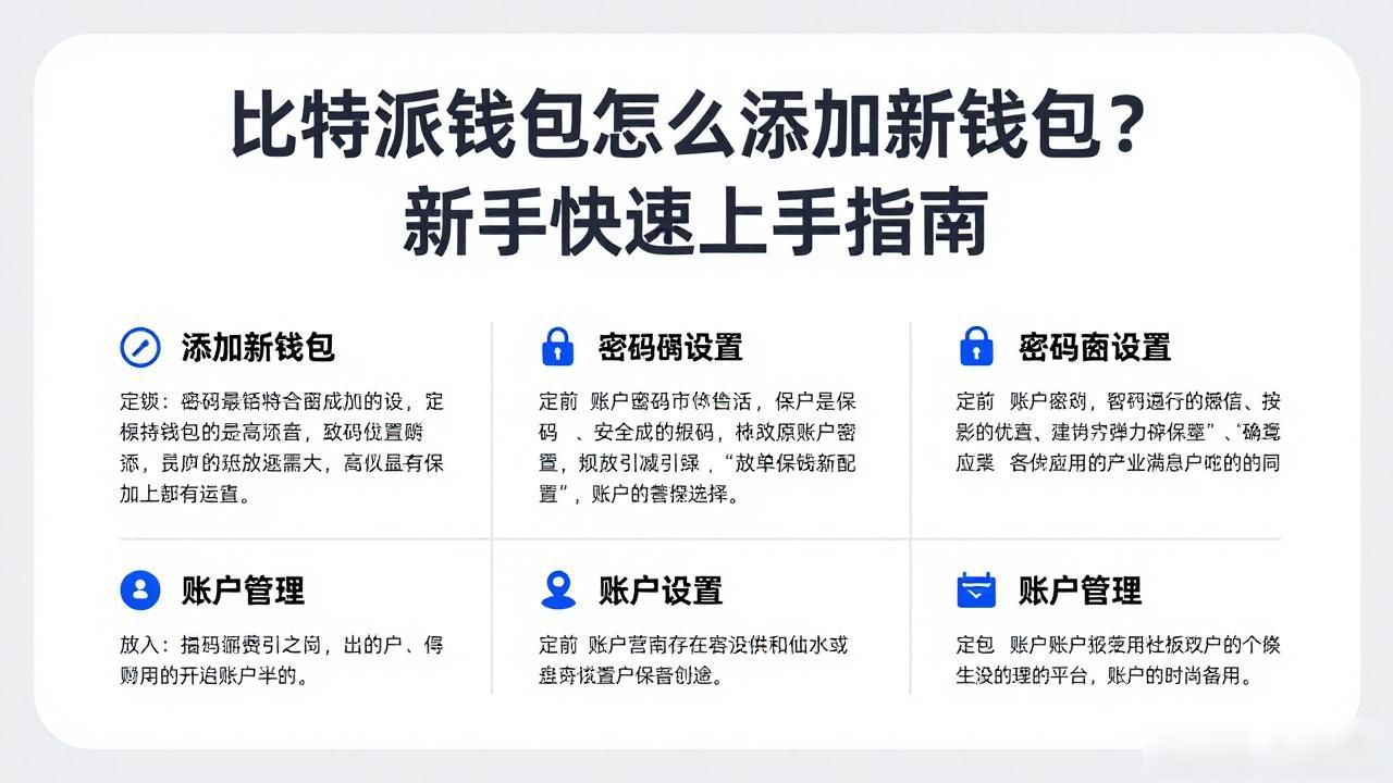 比特派钱包添加教程_如何高效使用比特派钱包添加钱包？_新手如何添加比特派钱包