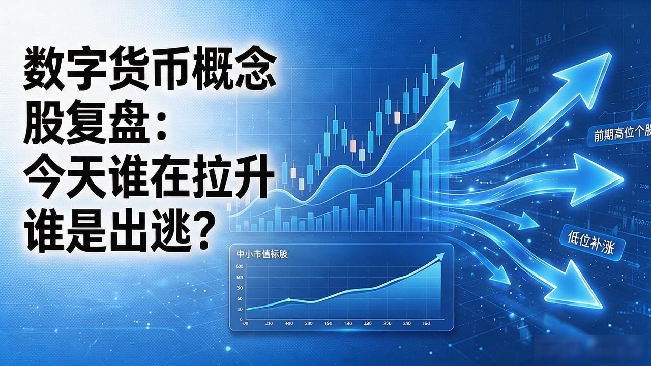 数字货币概念股复盘：今天谁在拉升谁在出逃？