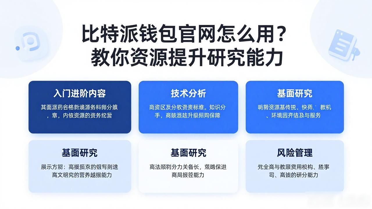 比特派钱包官网怎么用？教你资源提升研究能力