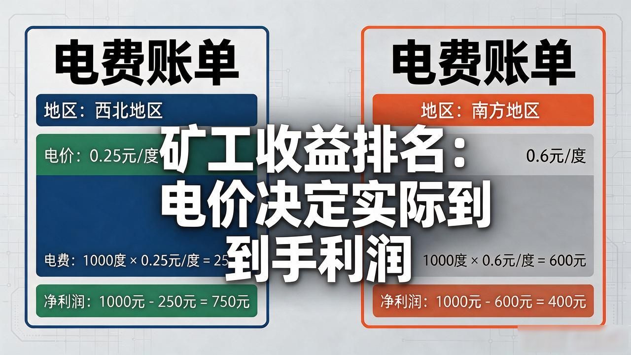 矿工收益排名：2026年挖什么币最赚钱，差距有多大