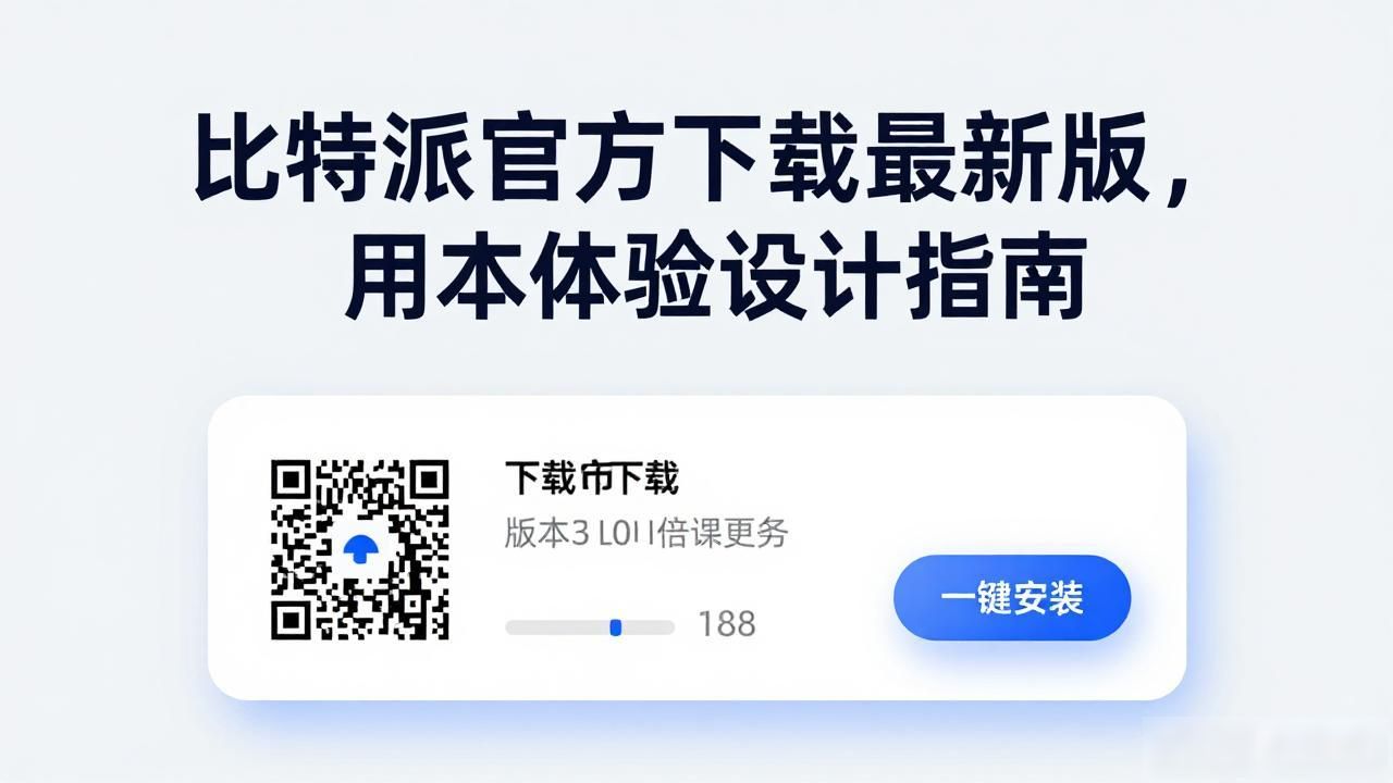 比特派安装体验优化_比特派下载页面设计_如何在比特派官方下载最新版中设计用户体验？