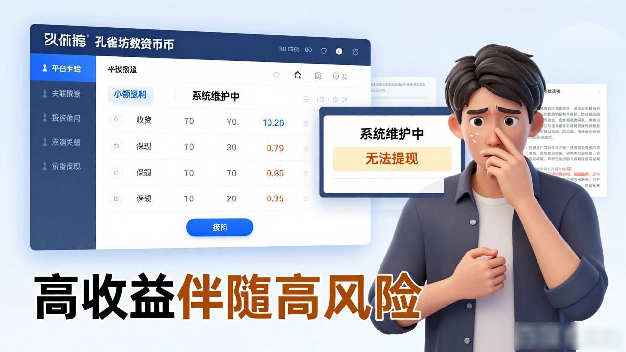 孔雀坊数字货币怎么样_虚拟货币投资陷阱_金融行业数字货币风险