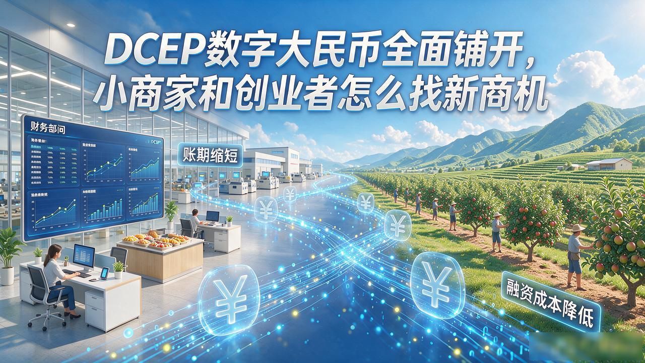 DCEP智能合约应用中小商家成本节省_DCEP供应链金融数字化流转_数字货币dcep商机在哪里