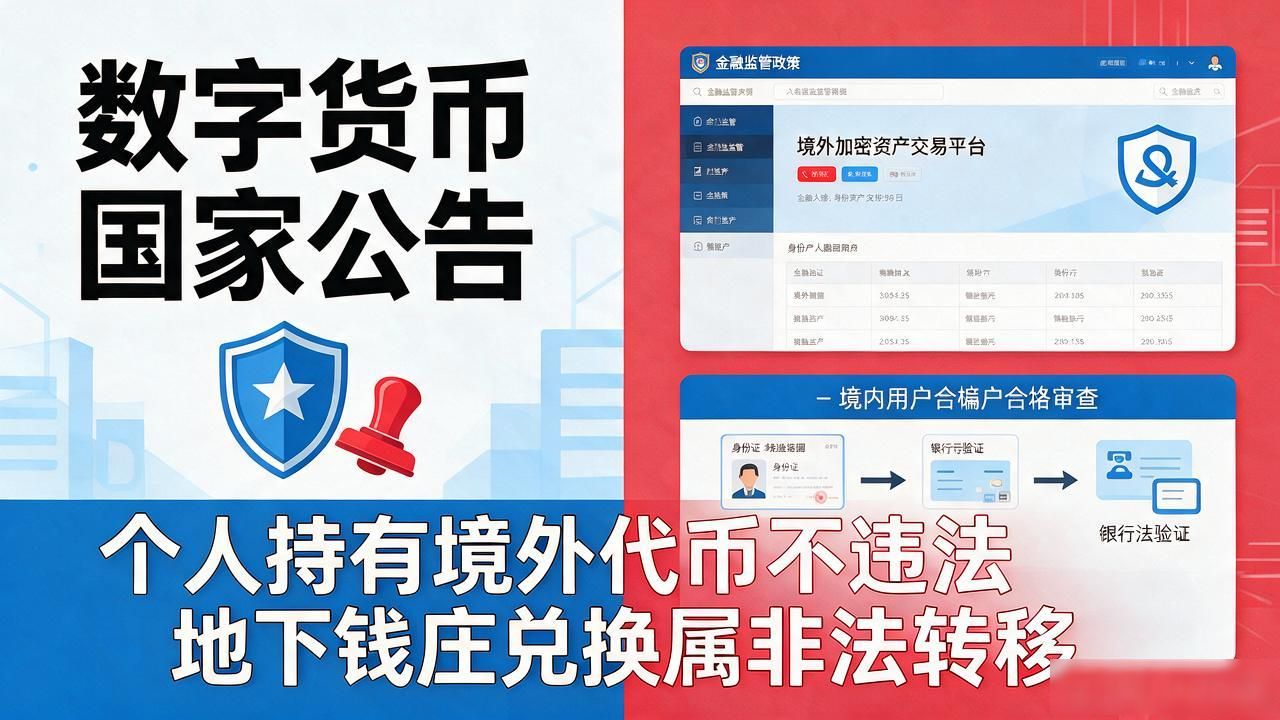 数字货币国家公告最新内容，散户投资者重点看这几条