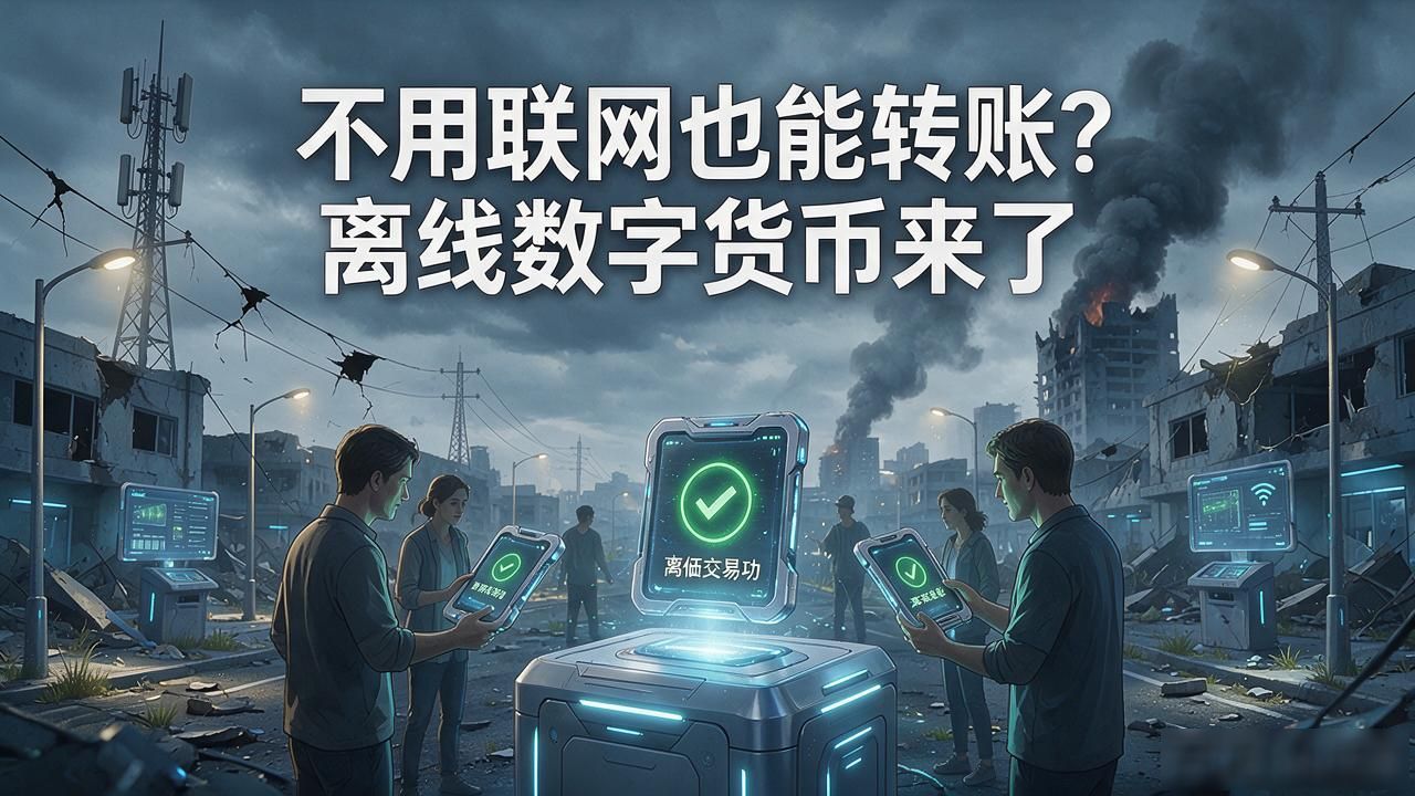 不用联网也能转账？离线数字货币来了