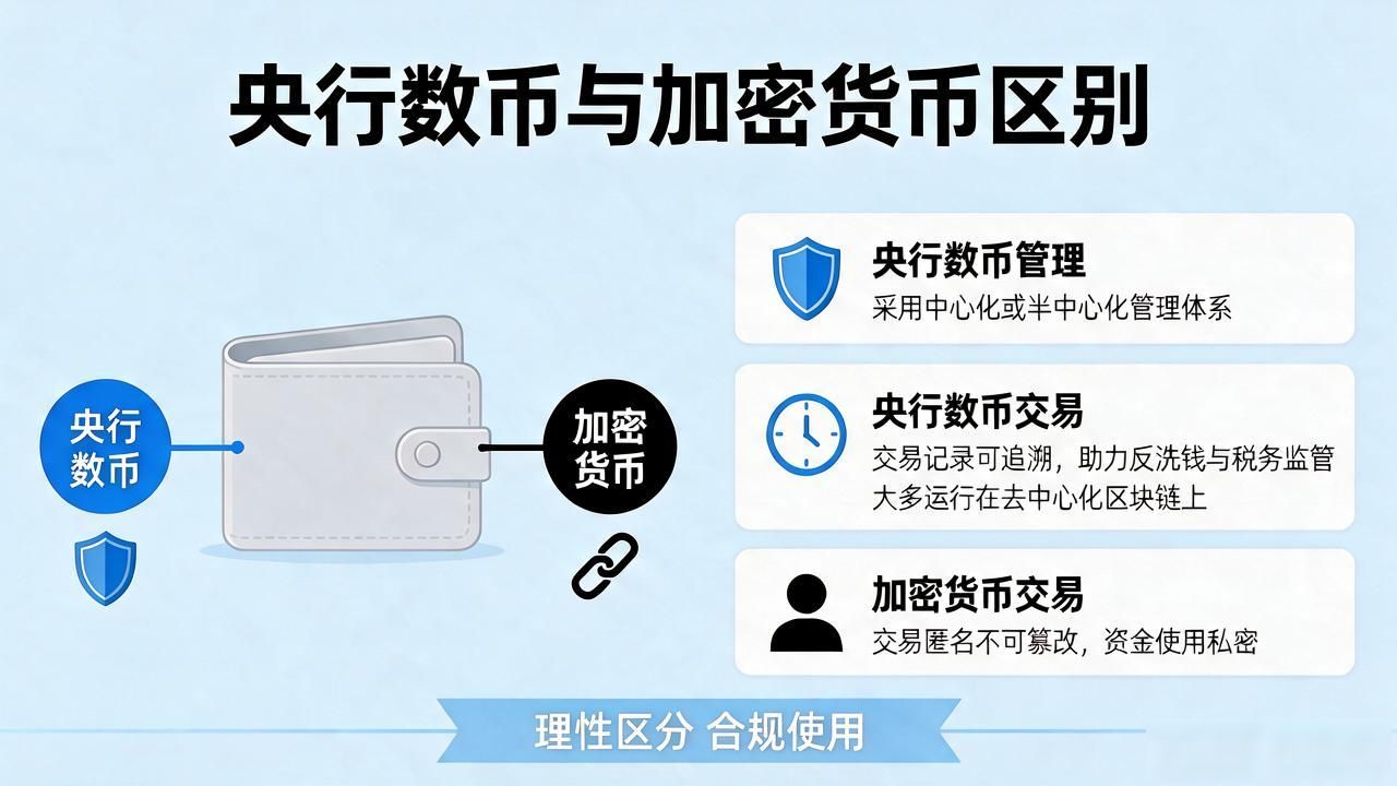 数字货币跟币的区别_数字货币和加密货币的区别 央行数字货币与虚拟币的不同 数字人民币和比特币的本质差异