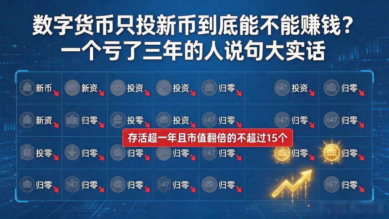 数字货币幸存者偏差陷阱_数字货币只投新币_数字货币新币投资风险