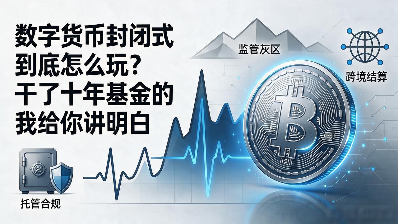 数字货币封闭式到底怎么玩？干了十年基金的我给你讲明白