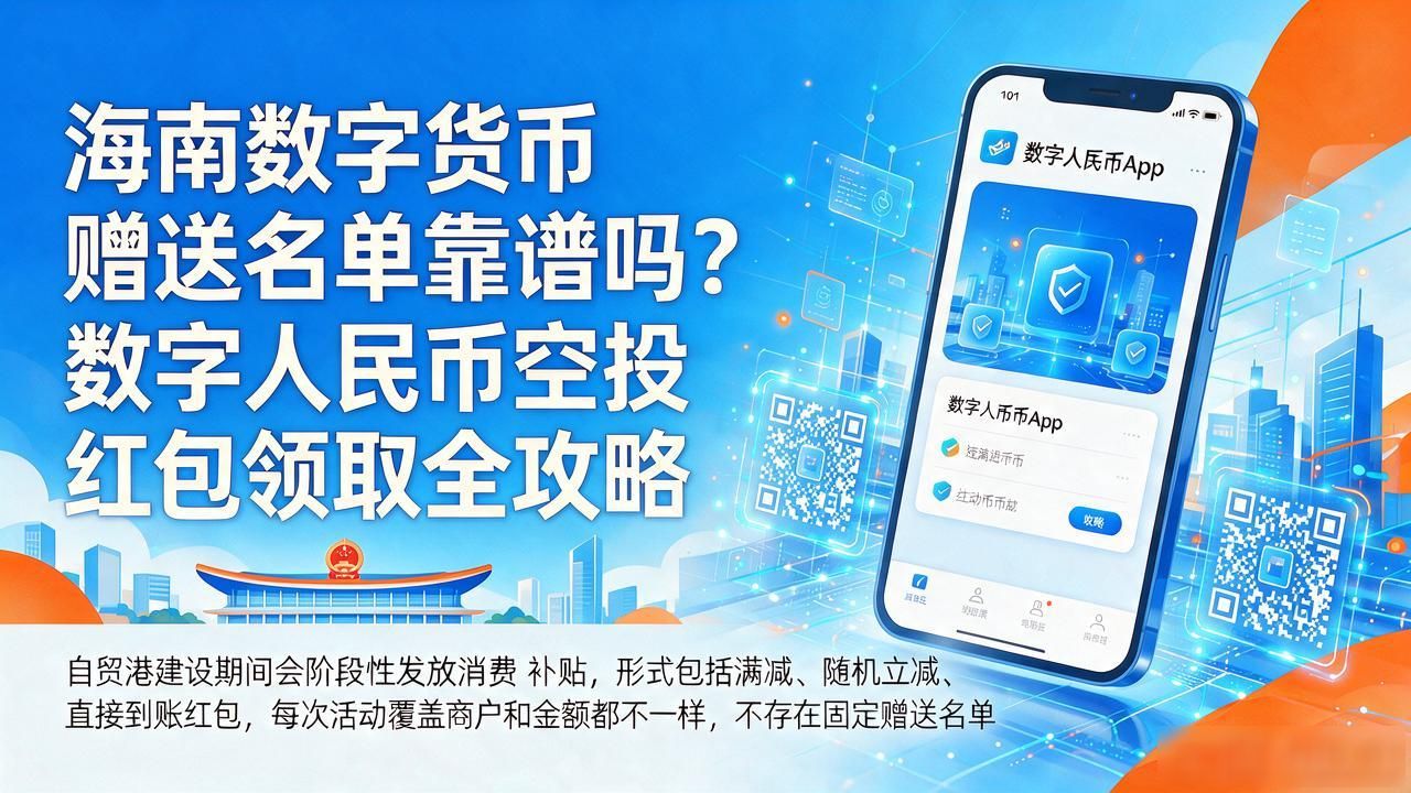 海南数字人民币推广活动_数字人民币红包空投海南攻略_海南数字货币赠送名单