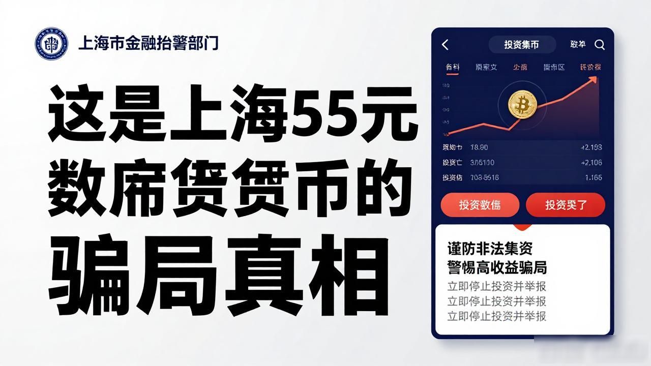 上海55元数字货币_上海55元数字货币骗局_警惕低价数字货币投资陷阱