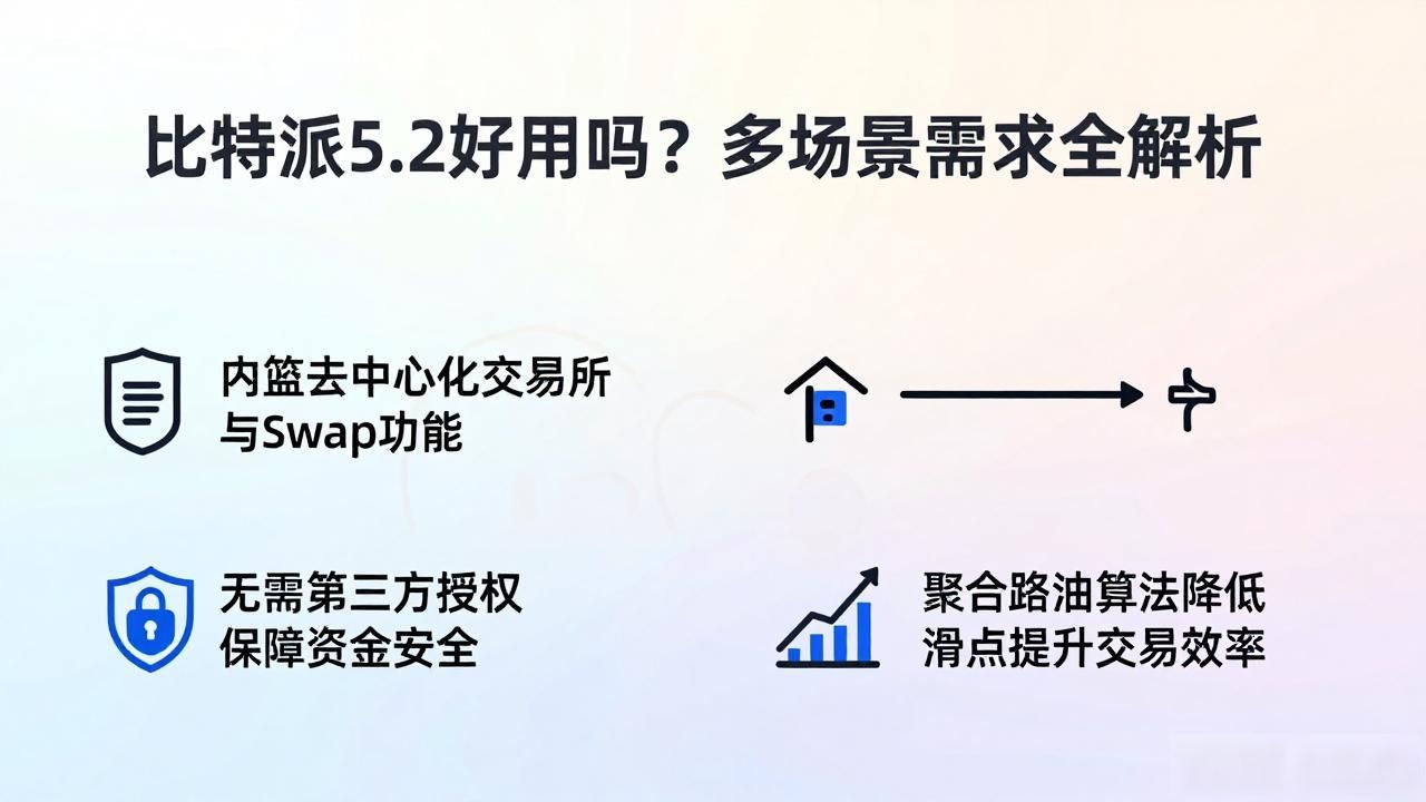 比特派5.2好用吗？多场景需求全解析