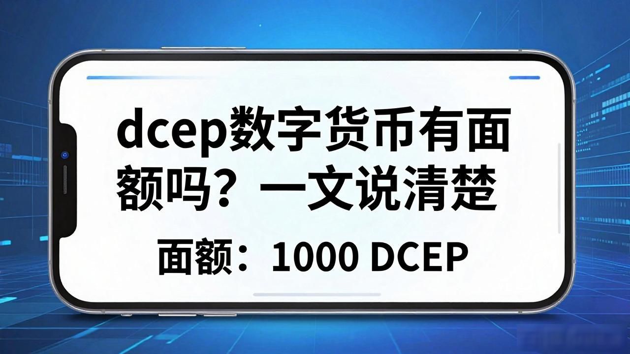 dcep数字货币有面额之分吗_数字人民币面额设置_数字人民币不同面额
