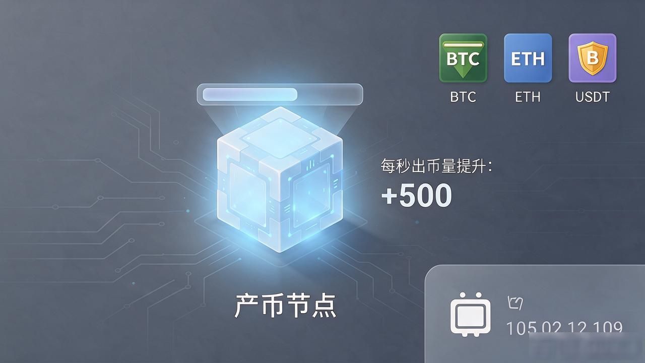 挂机游戏离线收益倍率_抽卡机制产币提升_数字货币挂机游戏