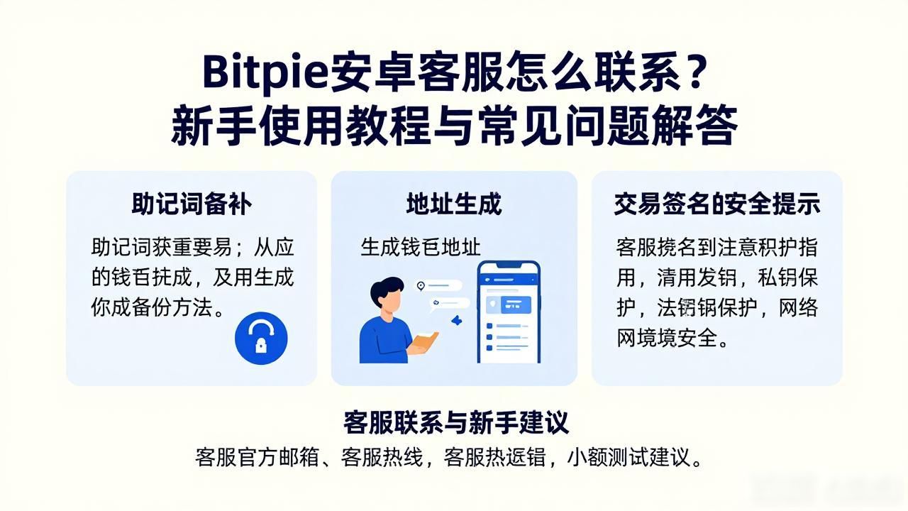 Bitpie安卓客服怎么联系？新手使用教程与常见问题解答