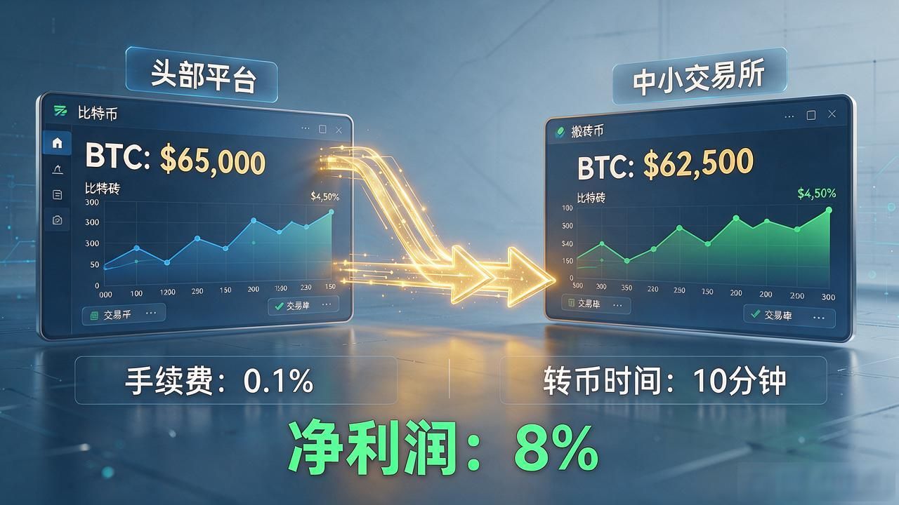 同一个币在两个平台能差出几百块，数字货币价差到底怎么算怎么赚