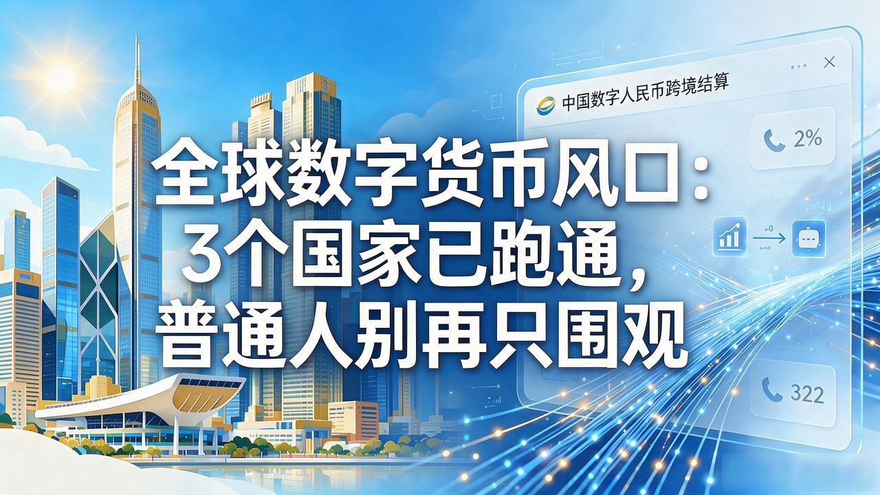 数字货币监管清晰_全球数字货币风口_数字人民币跨境结算
