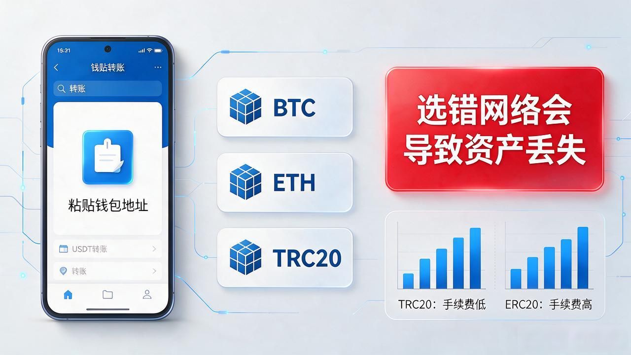 数字货币转账流程_钱包地址与网络选择_数字货币怎么转账的啊