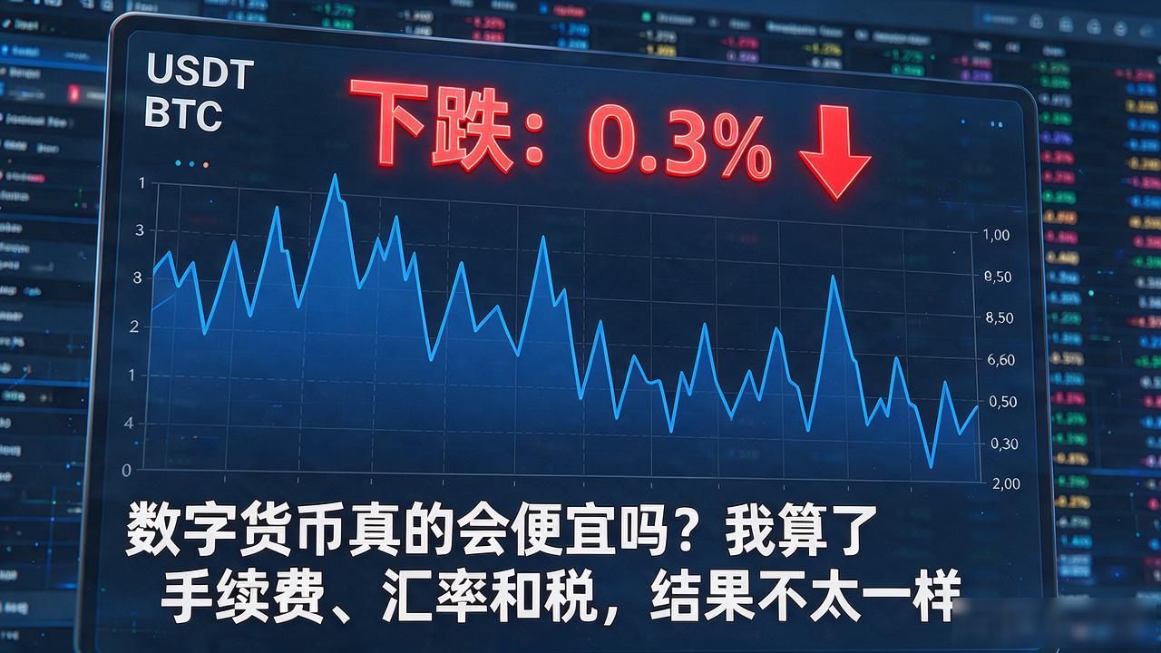 数字货币真的会便宜吗？我算了手续费、汇率和税，结果不太一样