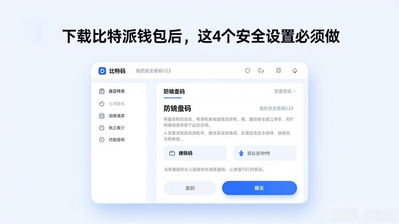 比特派钱包安全设置_下载比特派钱包后，需要注意的安全设置与管理技巧，确保用户无忧使用。_助记词手写保存