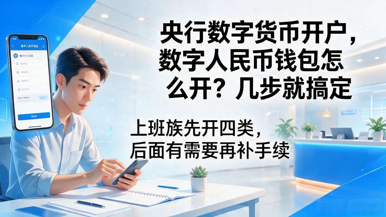 央行数字货币开户_四类钱包实名制限额_数字人民币开户流程