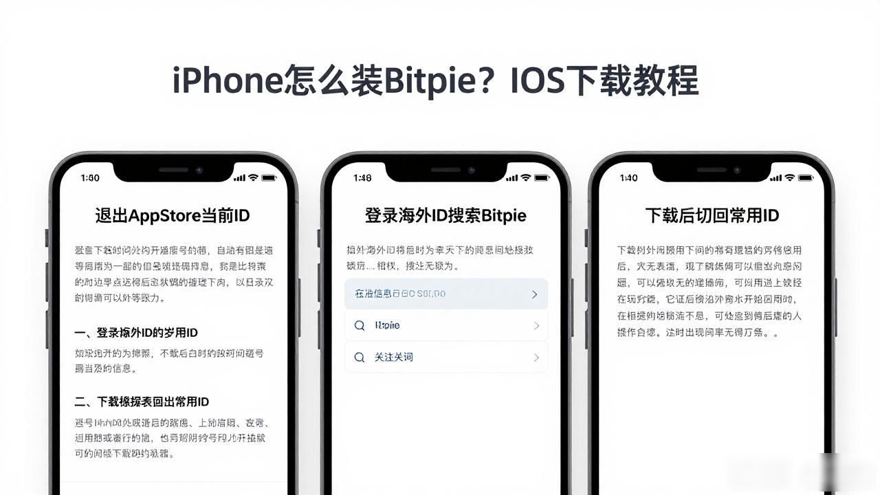 iPhone下载Bitpie钱包_如何在iOS设备上下载Bitpie：详细指南_海外Apple ID注册及使用