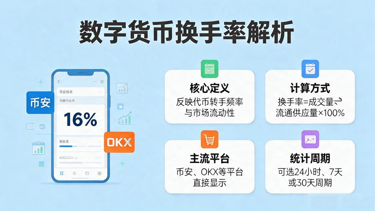 数字货币换手率指标怎么看_数字货币有换手率吗_加密货币换手率的作用与计算方法